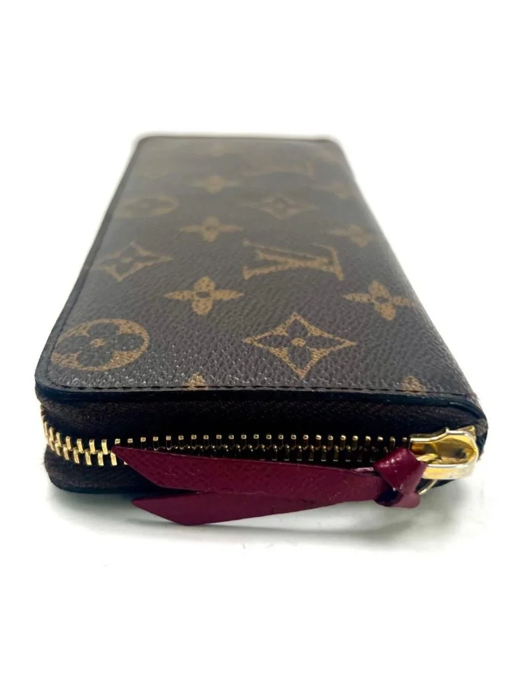 Louis Vuitton Monogram Portefeuille Clemence Round Zip Wallet